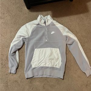 Nike 1/4 zip Sherpa jacket mens small